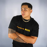 PLAYERA PORSCHE X BOSS - Negro