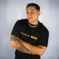 PLAYERA PORSCHE X BOSS - Negro