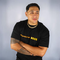 PLAYERA PORSCHE X BOSS - Negro