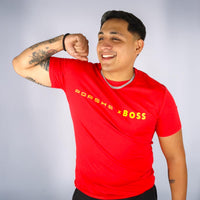 PLAYERA PORSCHE X BOSS - Rojo