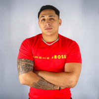 PLAYERA PORSCHE X BOSS - Rojo