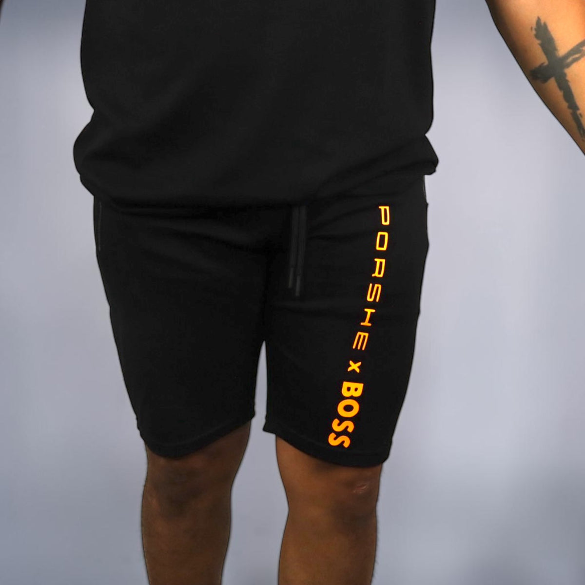 SHORT PORSCHE X BOSS - Negro