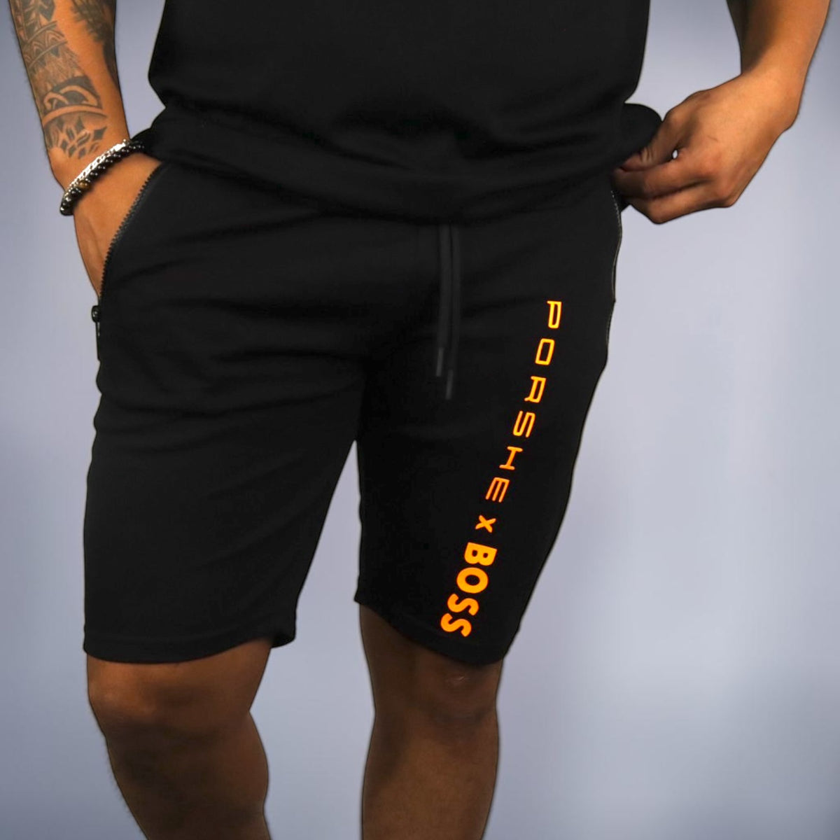 SHORT PORSCHE X BOSS - Negro
