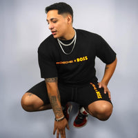 SHORT PORSCHE X BOSS - Negro