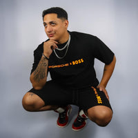 SHORT PORSCHE X BOSS - Negro