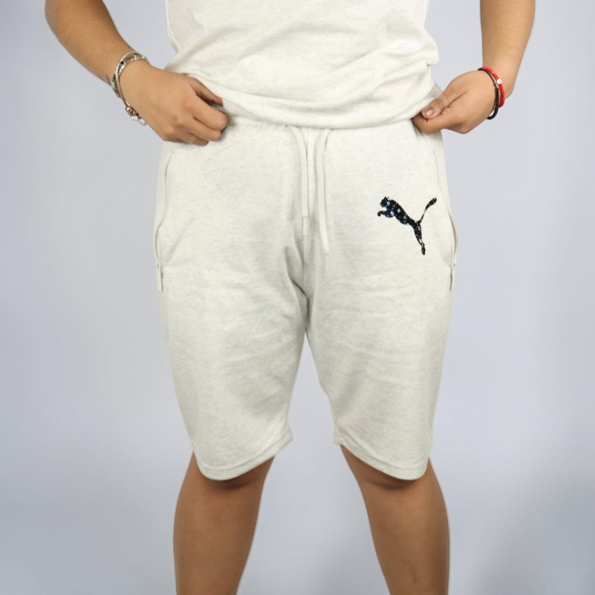 SHORT PUMA - Gris