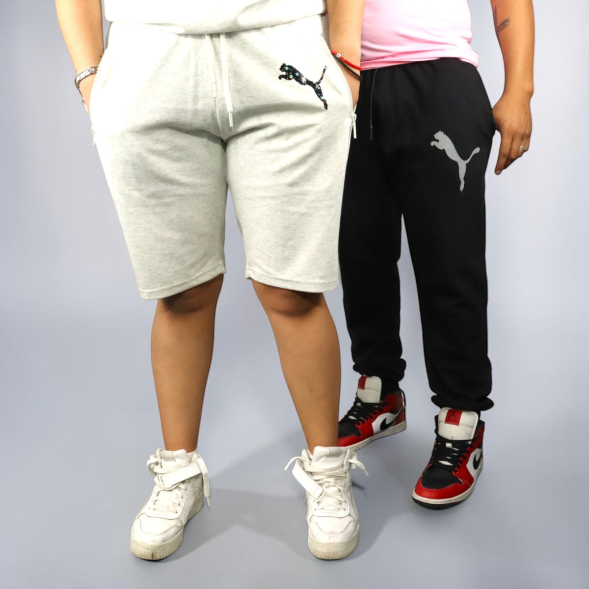SHORT PUMA - Gris