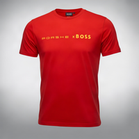 PLAYERA PORSCHE X BOSS - Rojo