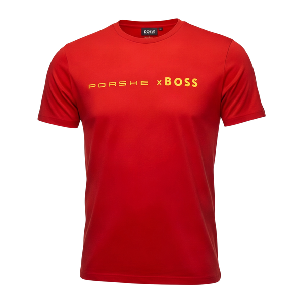 PLAYERA PORSCHE X BOSS - Rojo