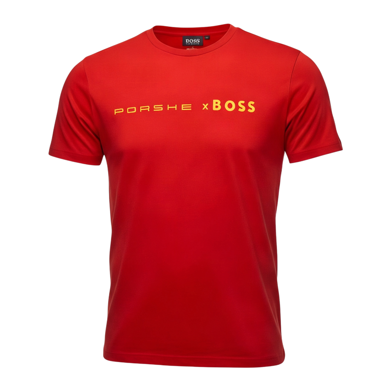 PLAYERA PORSCHE X BOSS - Rojo