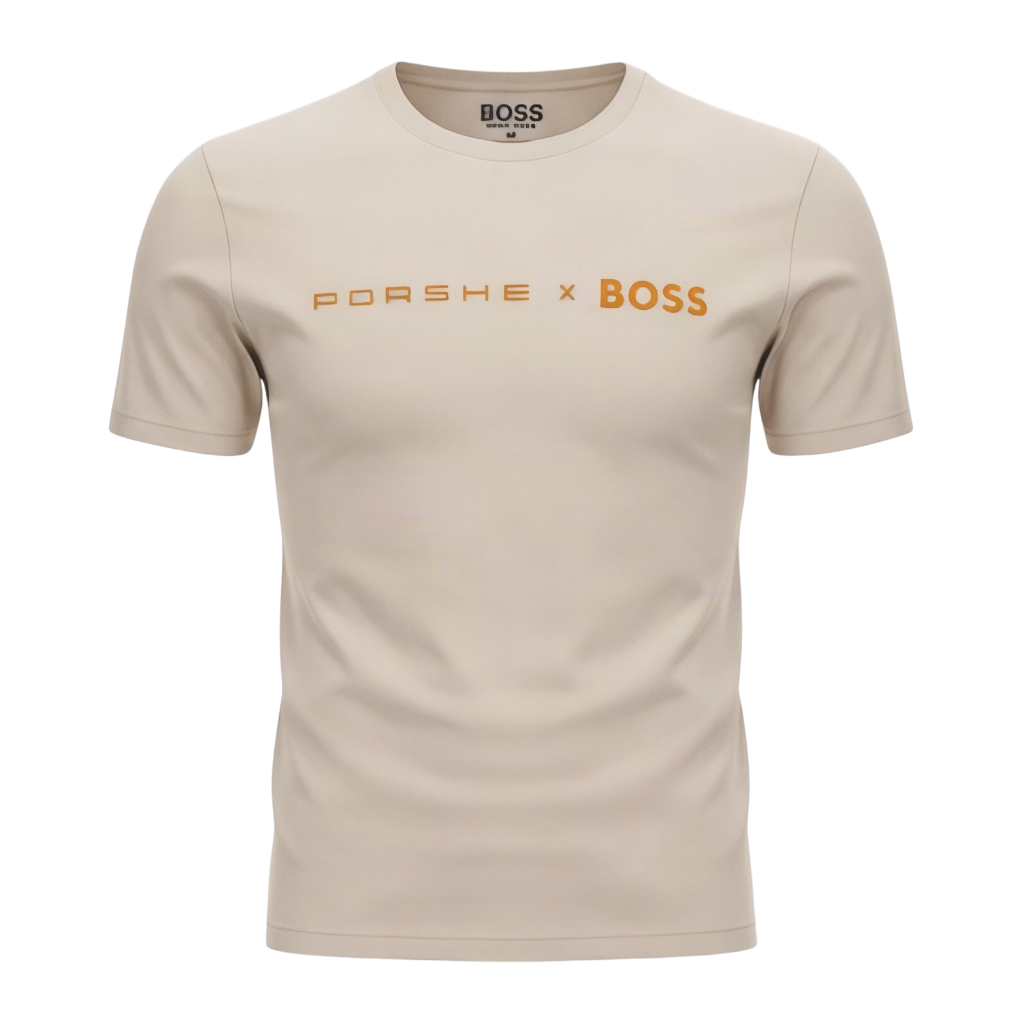 PLAYERA PORSCHE X BOSS - Beige